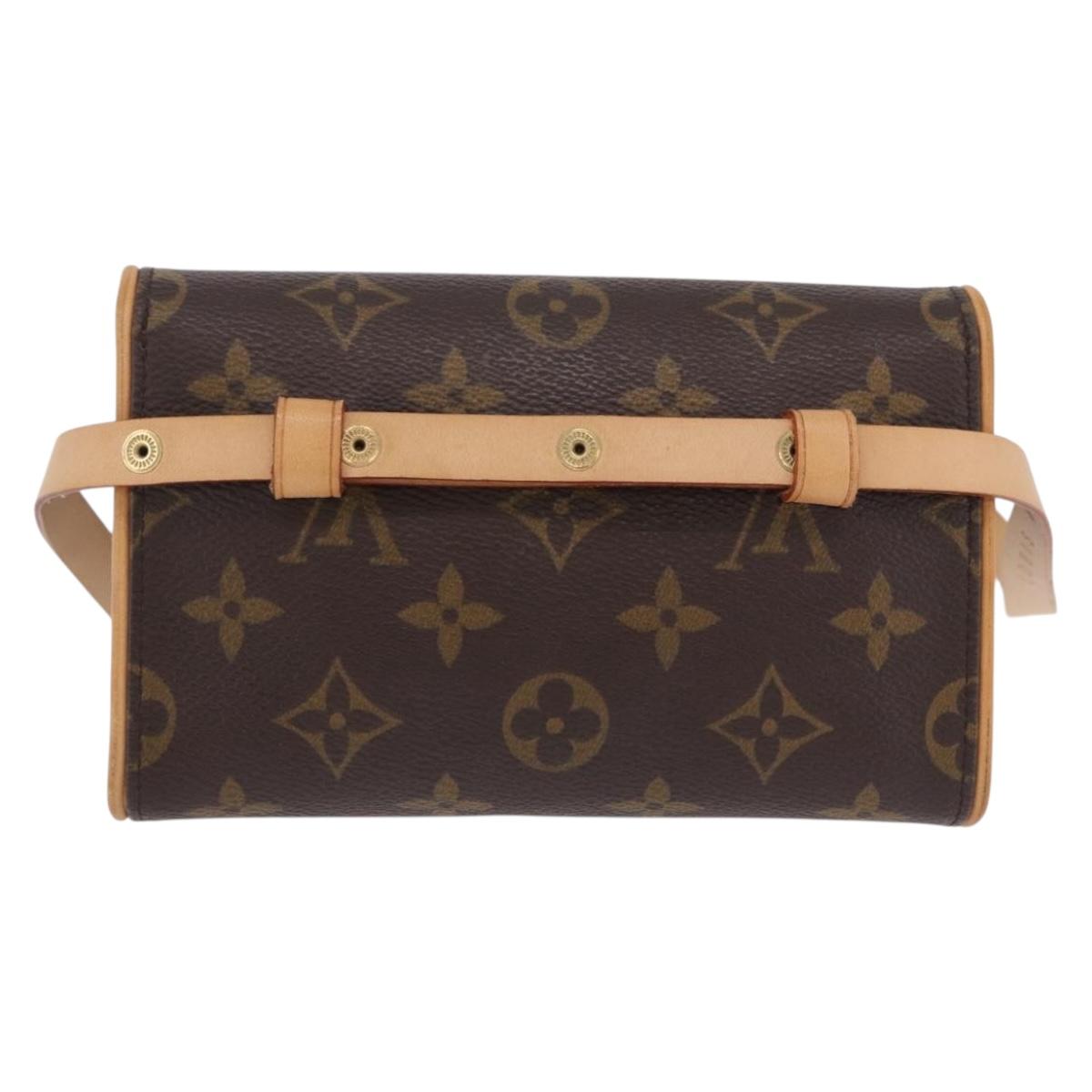 LOUIS VUITTON Monogram Pochette Florentine Waist Bag M51855 LV Auth 203670V