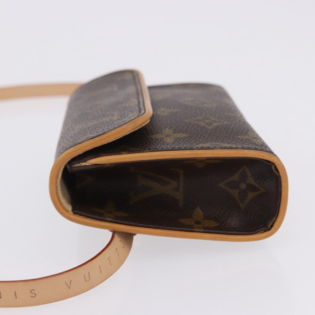 LOUIS VUITTON Monogram Pochette Florentine Waist Bag M51855 LV Auth 203670V