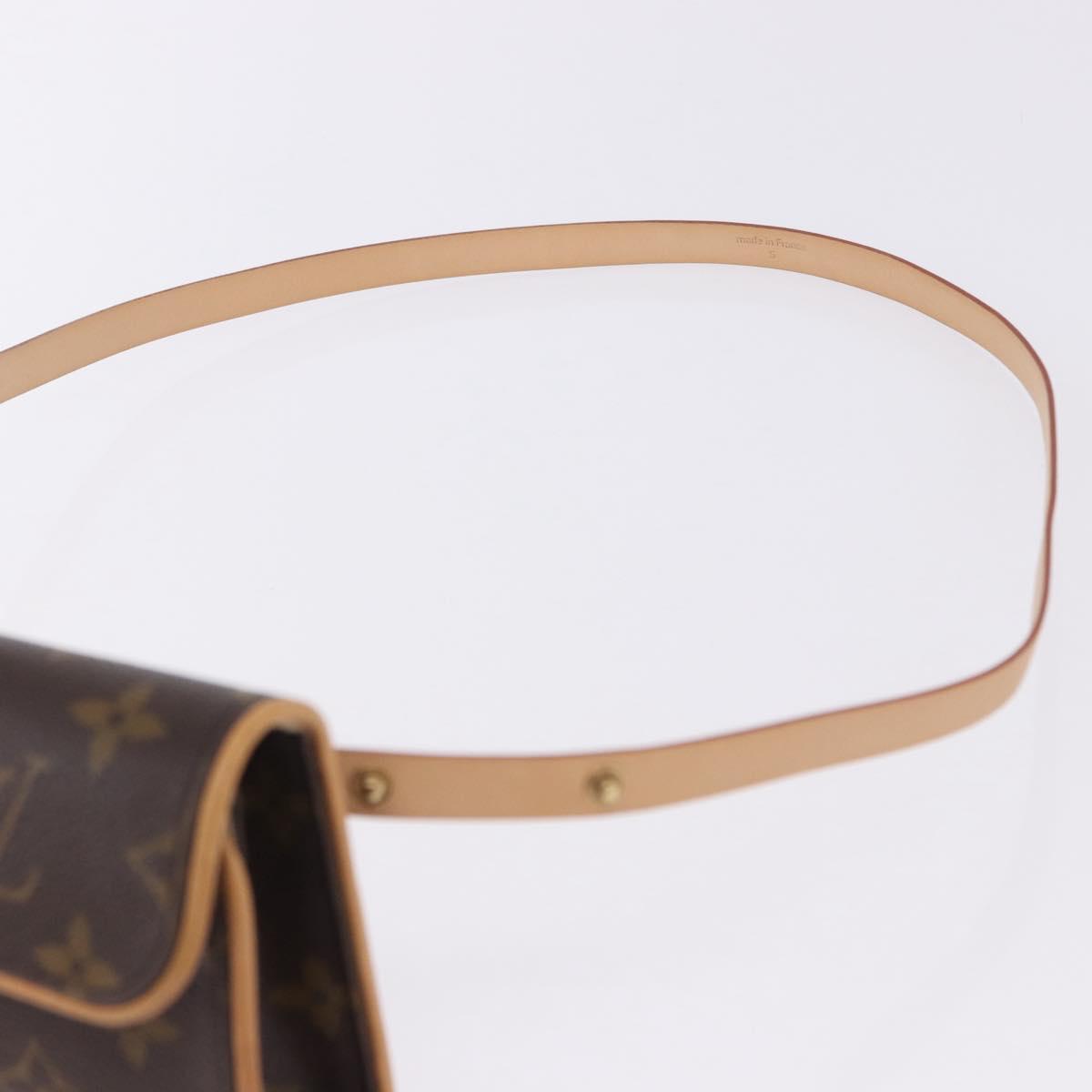 LOUIS VUITTON Monogram Pochette Florentine Waist Bag M51855 LV Auth 203670V