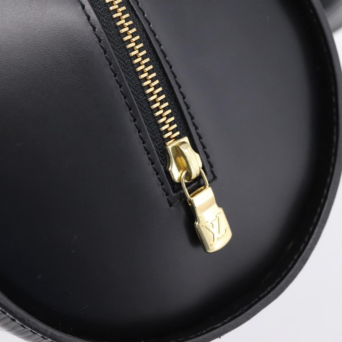 LOUIS VUITTON Epi Soufflot Hand Bag Black M52222 LV Auth 203679V