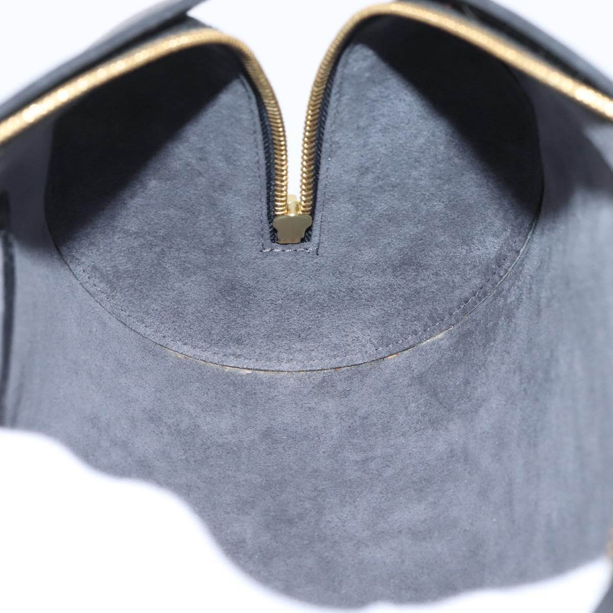 LOUIS VUITTON Epi Soufflot Hand Bag Black M52222 LV Auth 203679V