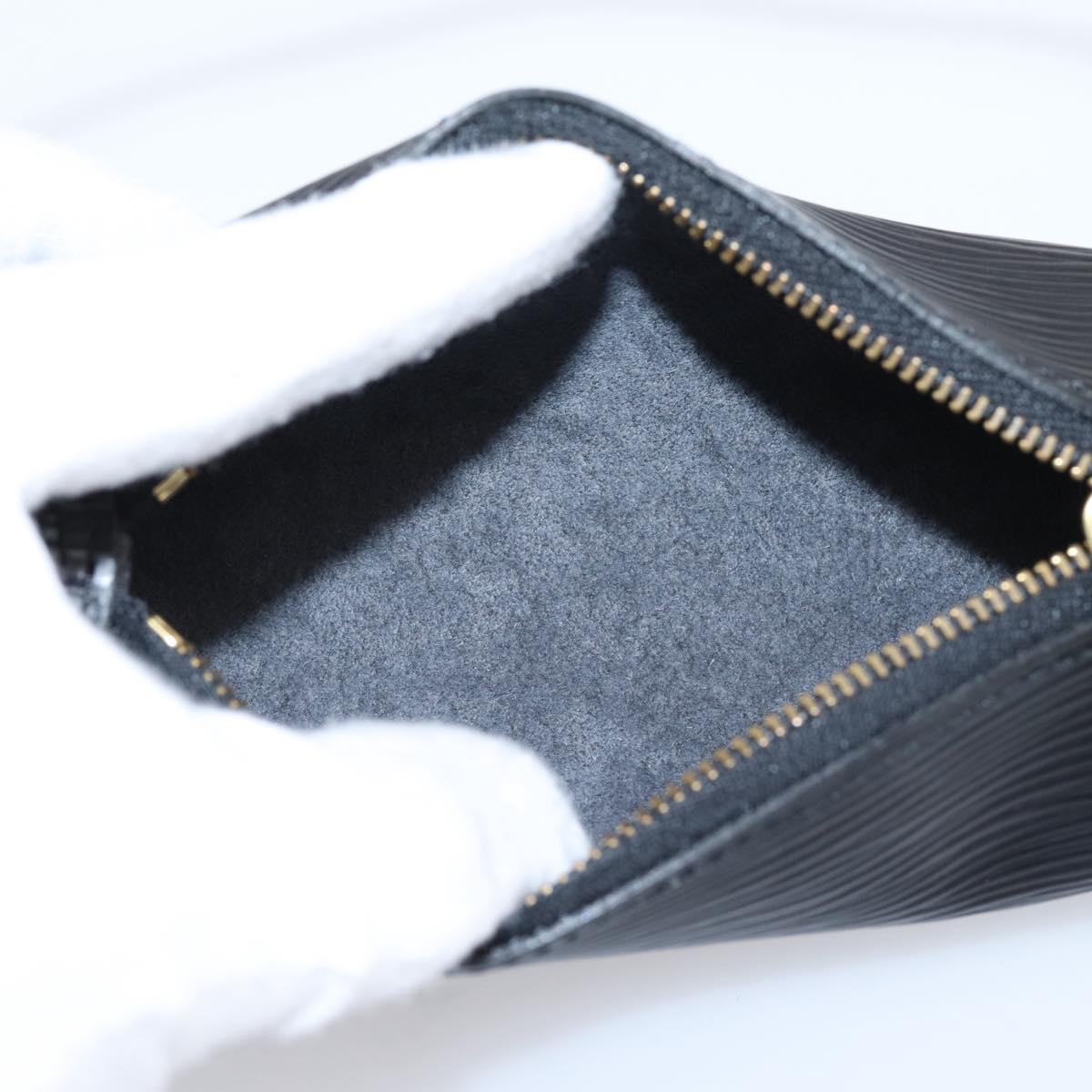LOUIS VUITTON Epi Soufflot Hand Bag Black M52222 LV Auth 203679V