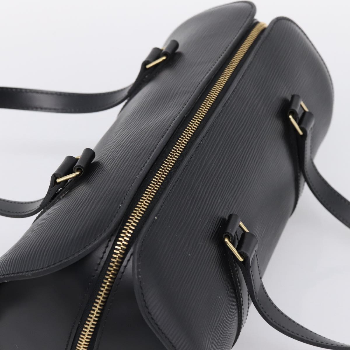 LOUIS VUITTON Epi Soufflot Hand Bag Black M52222 LV Auth 203679V