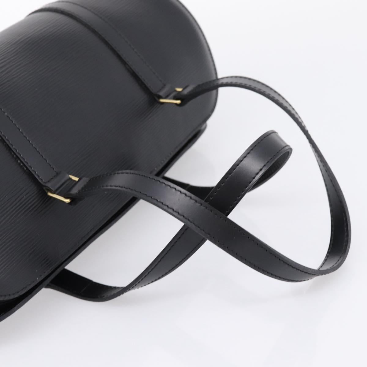 LOUIS VUITTON Epi Soufflot Hand Bag Black M52222 LV Auth 203679V