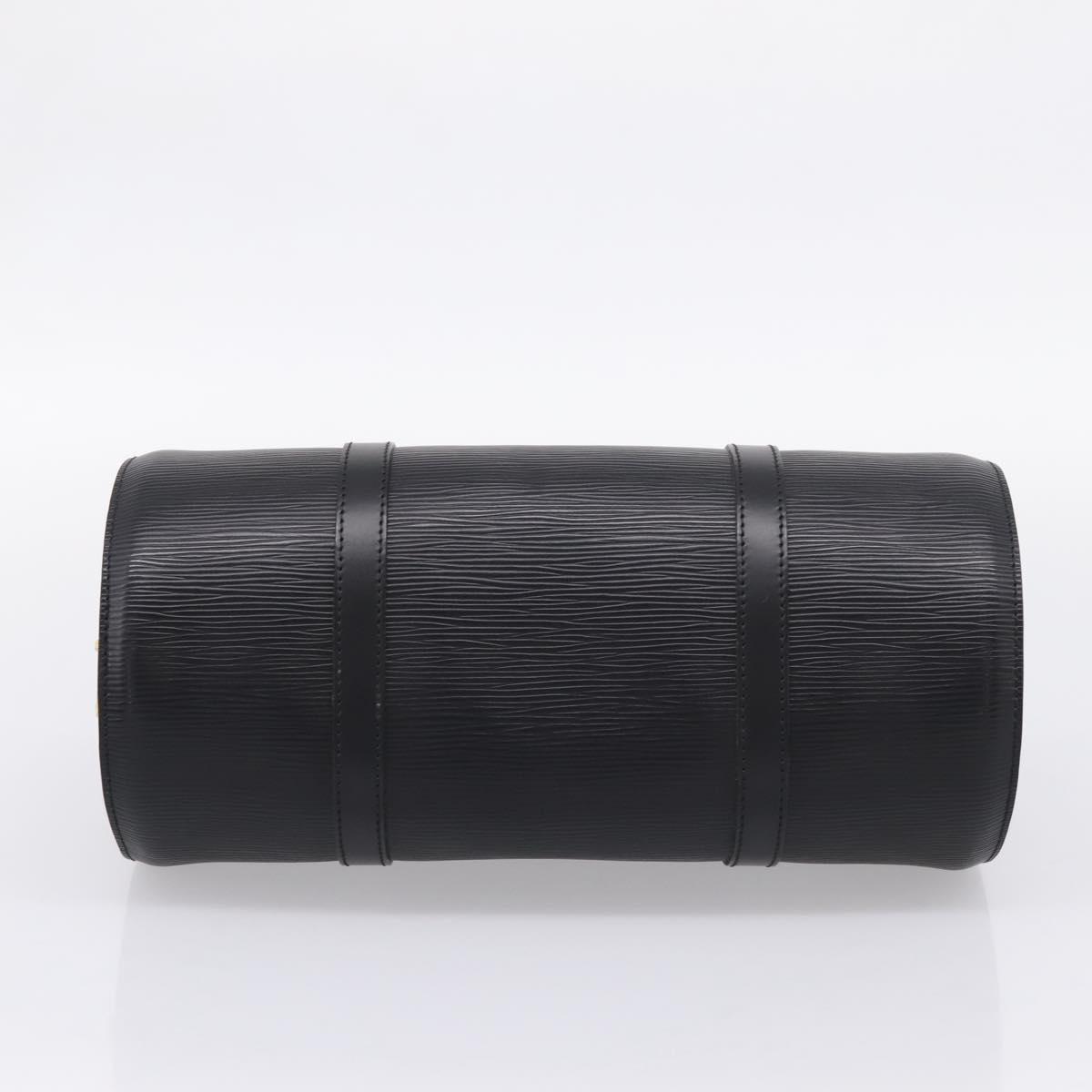 LOUIS VUITTON Epi Soufflot Hand Bag Black M52222 LV Auth 203679V