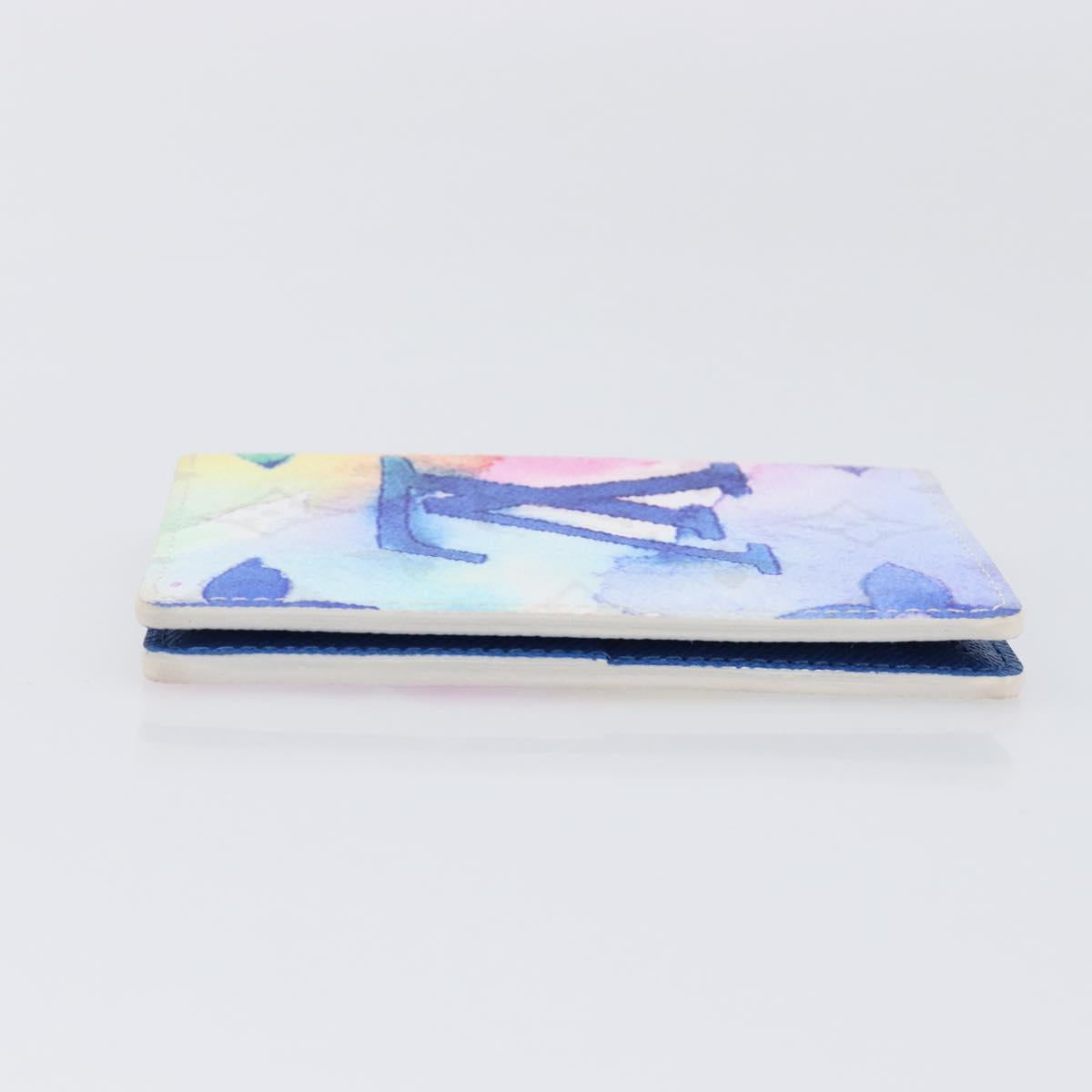 LOUIS VUITTON Watercolor Organizer De Poch Card Case M80456 LV Auth 203695SAM