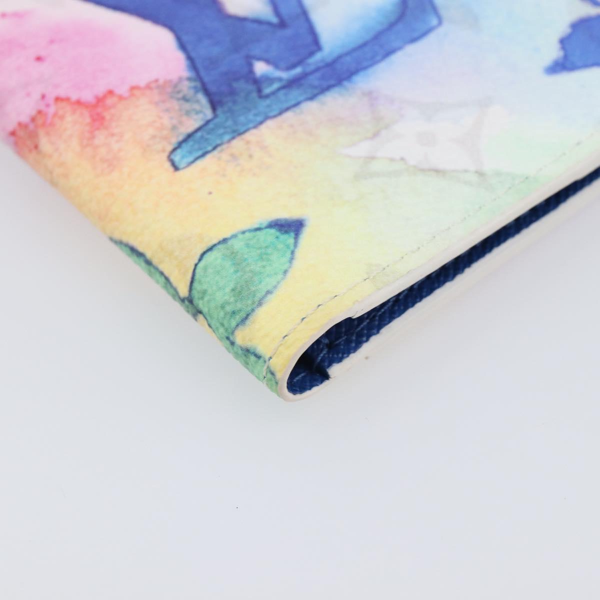 LOUIS VUITTON Watercolor Organizer De Poch Card Case M80456 LV Auth 203695SAM