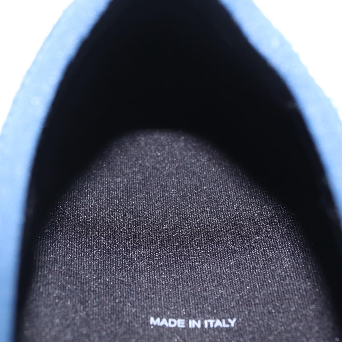 Christian Dior Snow Shoes Trotter Canvas Blue Auth 203701M