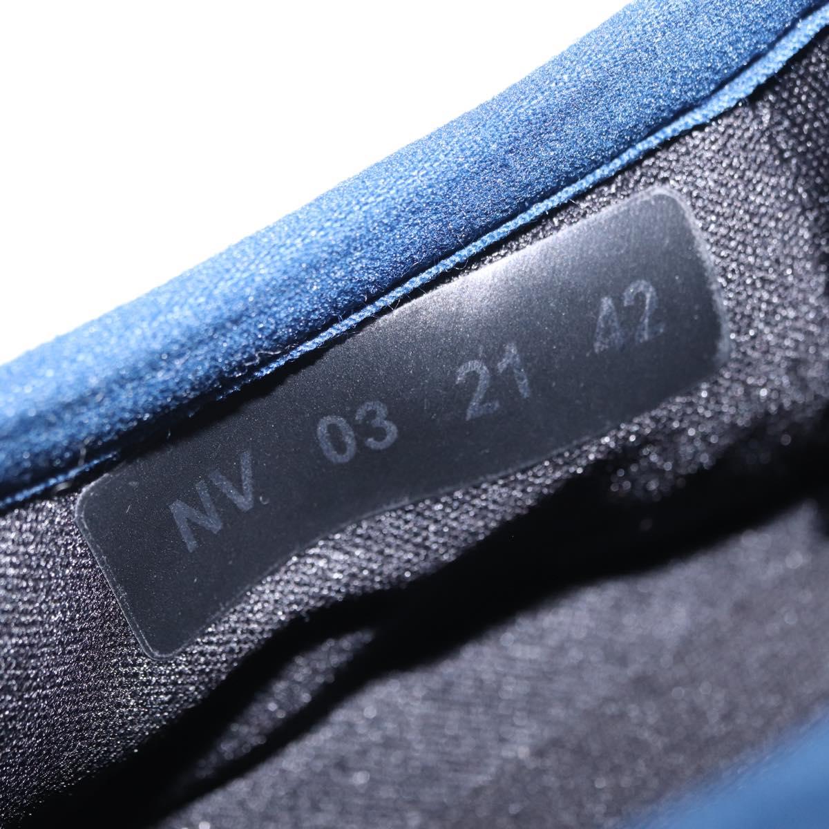 Christian Dior Snow Shoes Trotter Canvas Blue Auth 203701M