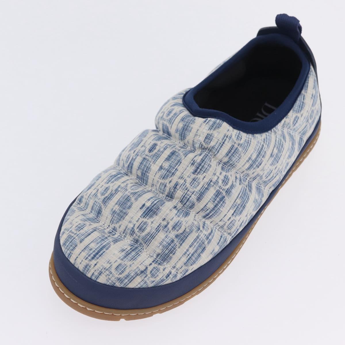 Christian Dior Snow Shoes Trotter Canvas Blue Auth 203701M