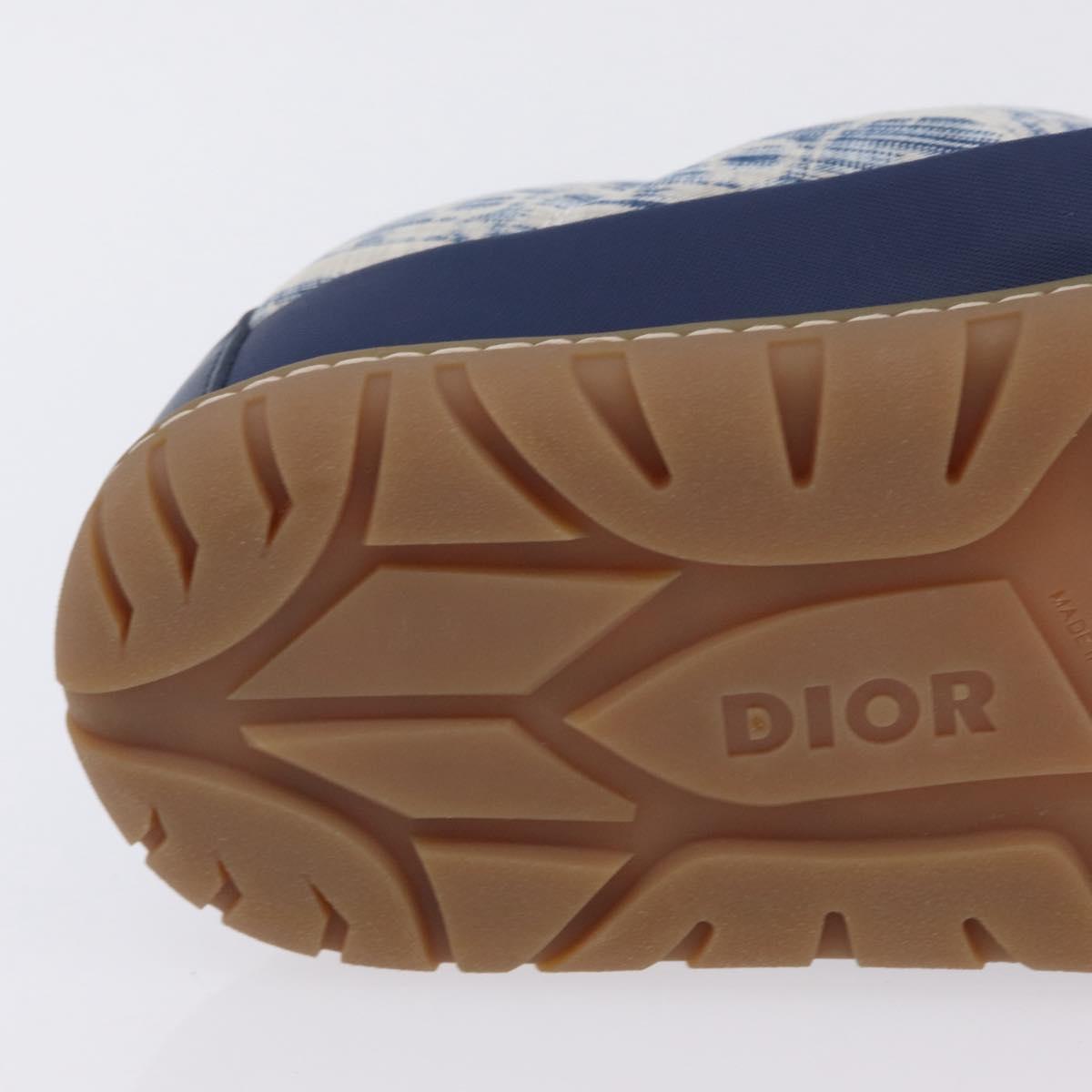 Christian Dior Snow Shoes Trotter Canvas Blue Auth 203701M