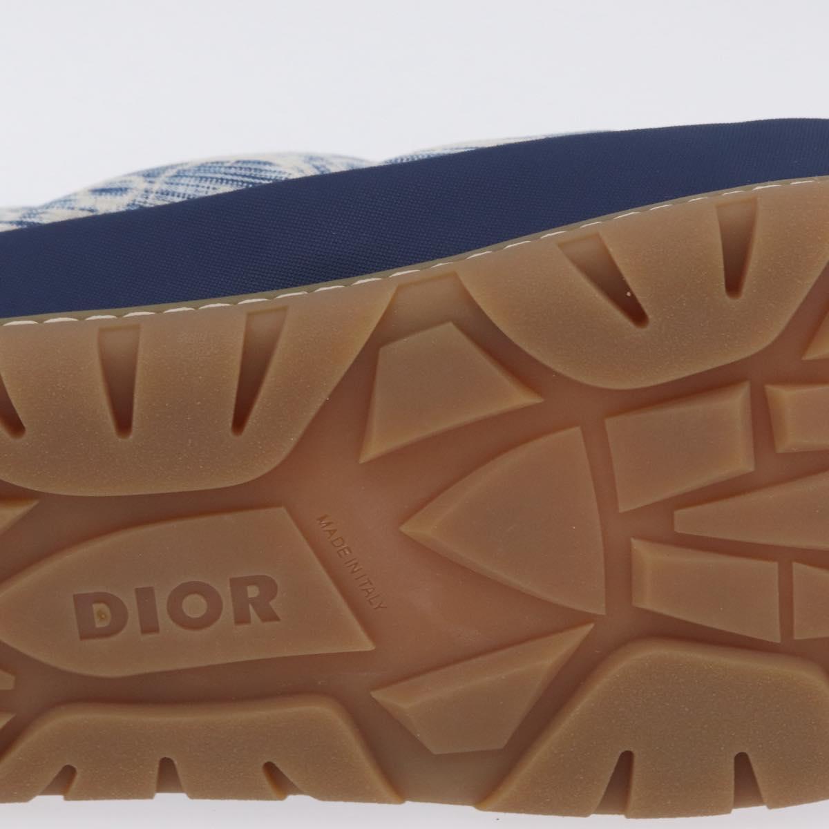 Christian Dior Snow Shoes Trotter Canvas Blue Auth 203701M