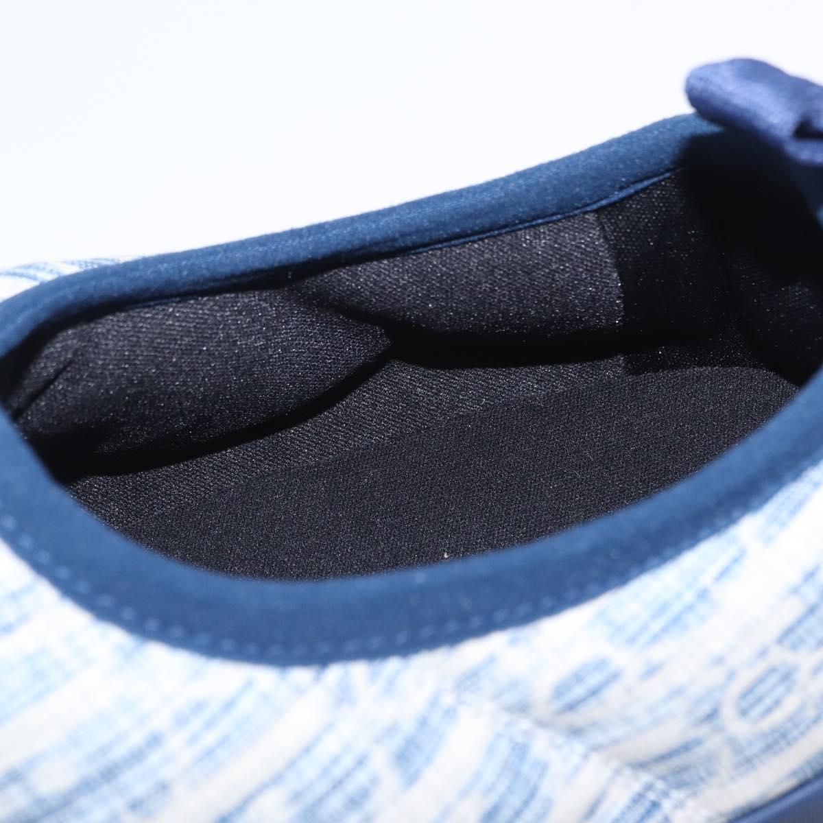 Christian Dior Snow Shoes Trotter Canvas Blue Auth 203701M