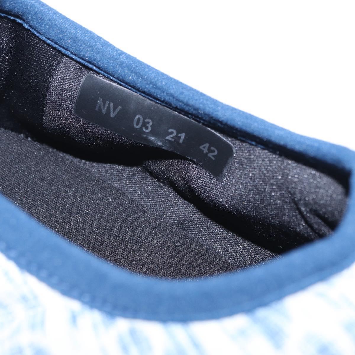 Christian Dior Snow Shoes Trotter Canvas Blue Auth 203701M