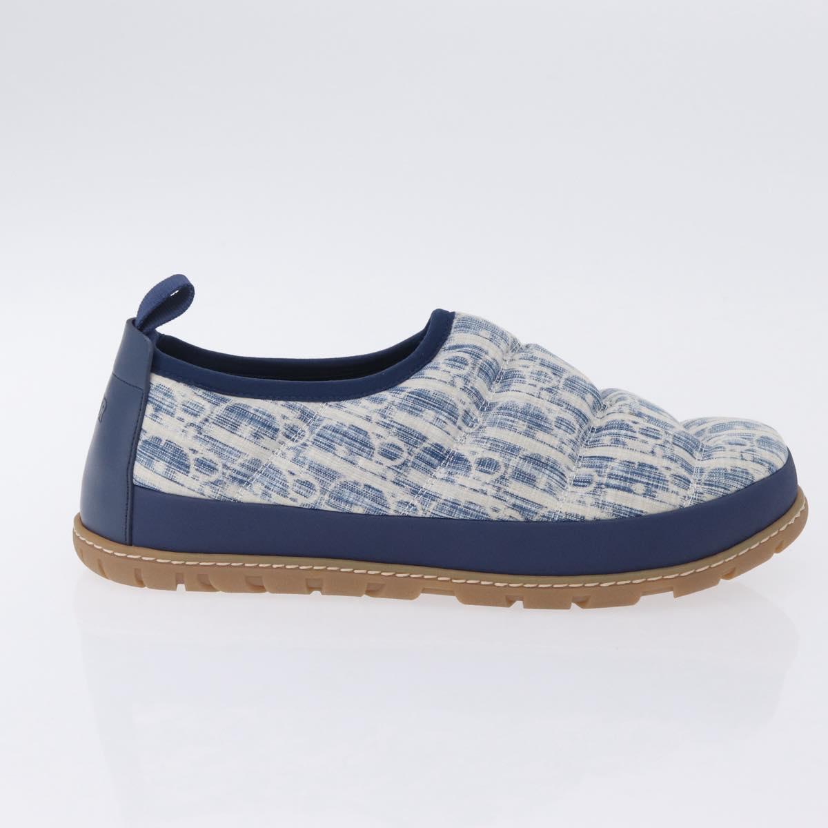 Christian Dior Snow Shoes Trotter Canvas Blue Auth 203701M