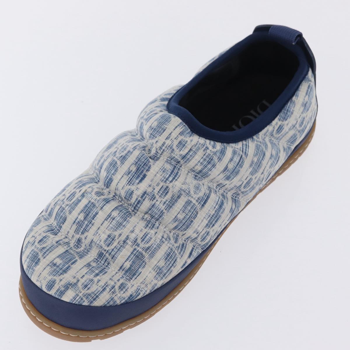 Christian Dior Snow Shoes Trotter Canvas Blue Auth 203701M