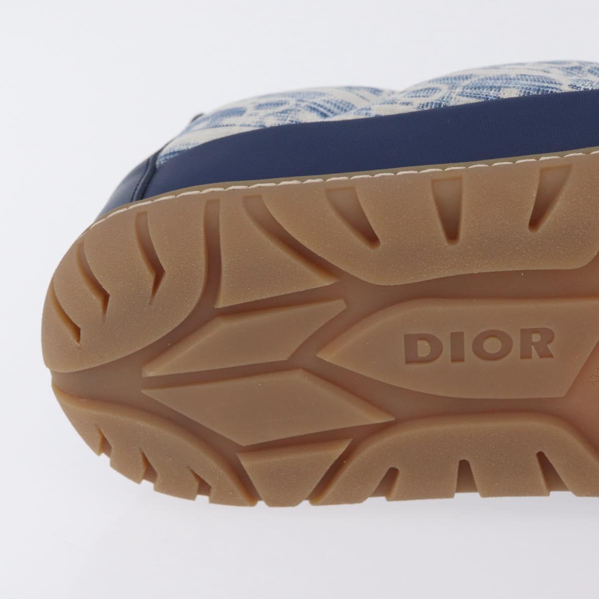 Christian Dior Snow Shoes Trotter Canvas Blue Auth 203701M