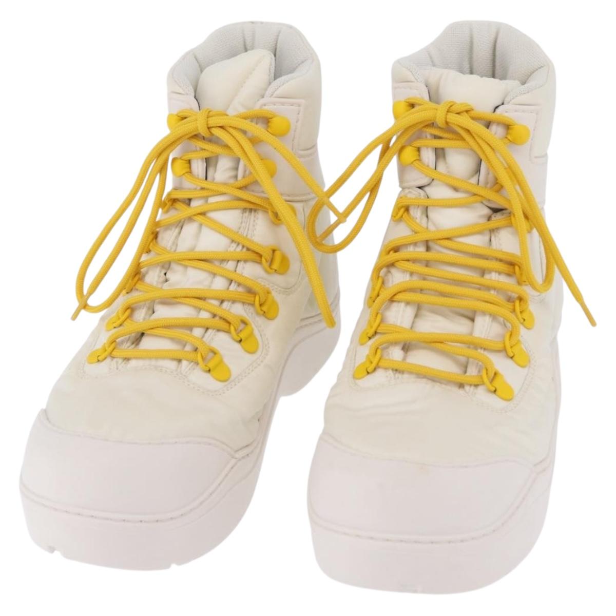 BOTTEGA VENETA Paddle Bomber Boule Shoes Nylon 36 Ivory Auth 203702M