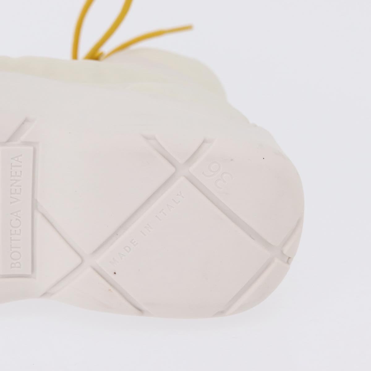 BOTTEGA VENETA Paddle Bomber Boule Shoes Nylon 36 Ivory Auth 203702M