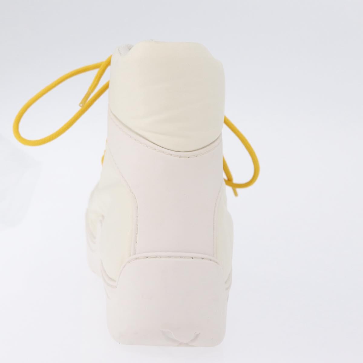 BOTTEGA VENETA Paddle Bomber Boule Shoes Nylon 36 Ivory Auth 203702M