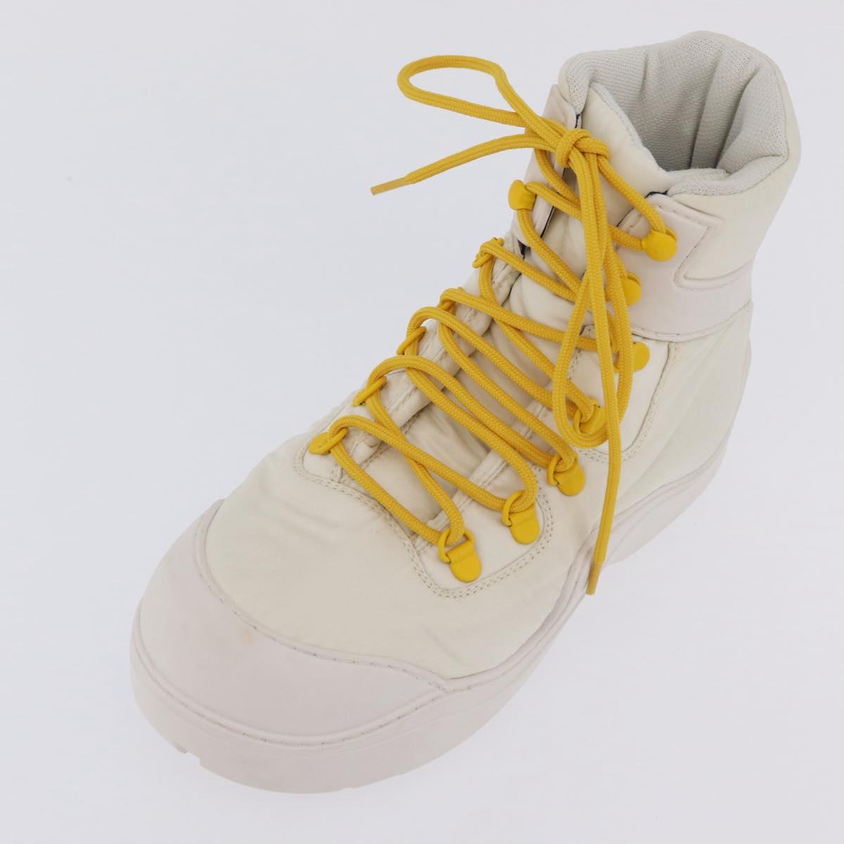 BOTTEGA VENETA Paddle Bomber Boule Shoes Nylon 36 Ivory Auth 203702M
