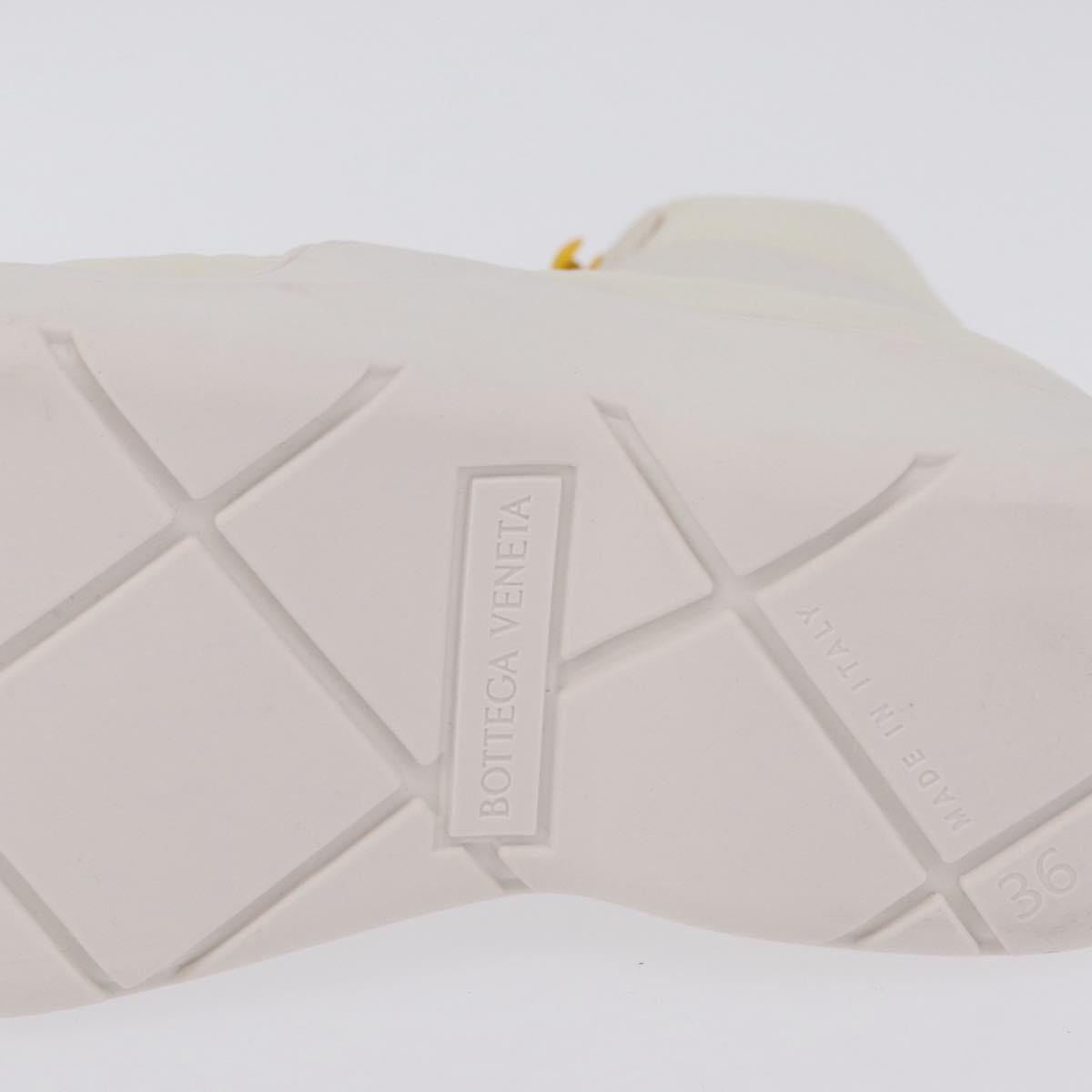 BOTTEGA VENETA Paddle Bomber Boule Shoes Nylon 36 Ivory Auth 203702M
