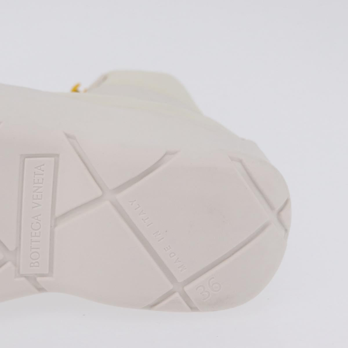 BOTTEGA VENETA Paddle Bomber Boule Shoes Nylon 36 Ivory Auth 203702M