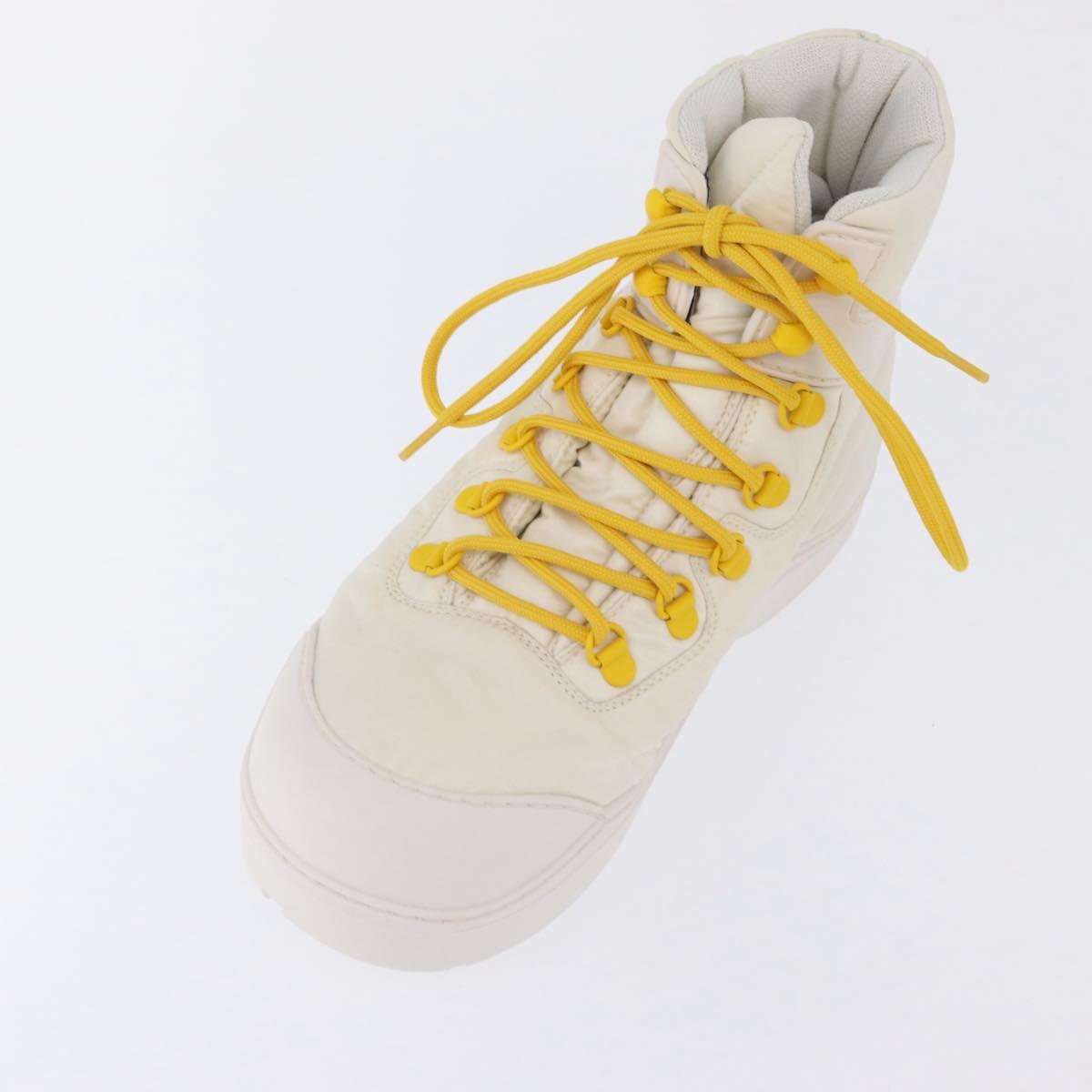 BOTTEGA VENETA Paddle Bomber Boule Shoes Nylon 36 Ivory Auth 203702M