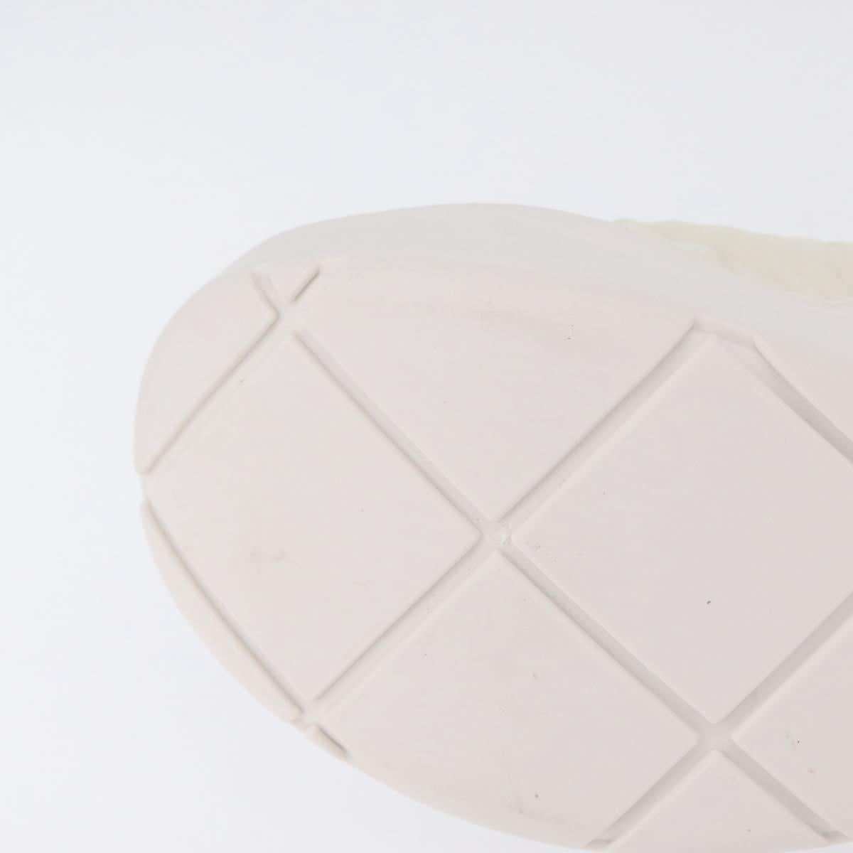 BOTTEGA VENETA Paddle Bomber Boule Shoes Nylon 36 Ivory Auth 203702M