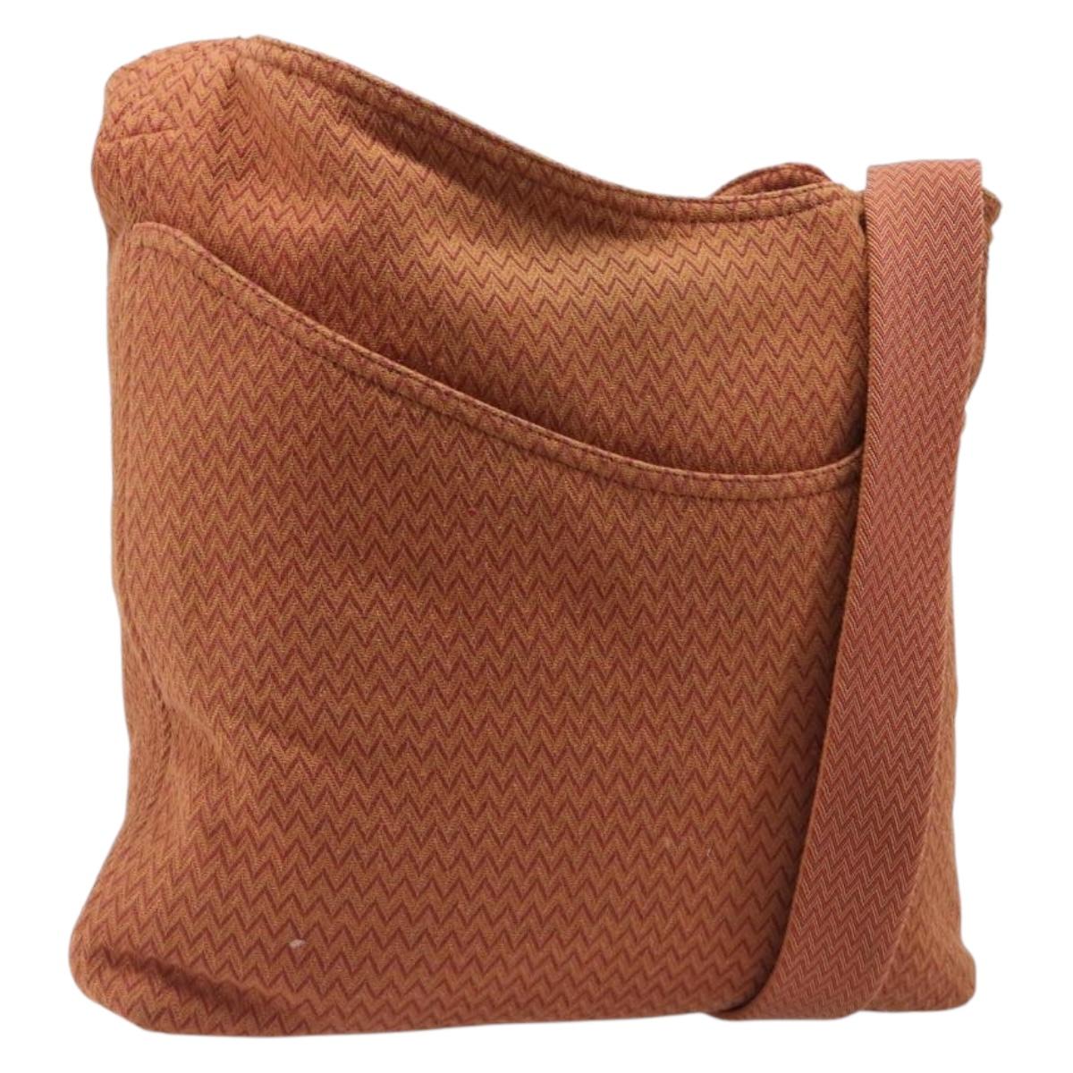 HERMES Sac Depansage Shoulder Bag Jacquard Orange Auth 203706A