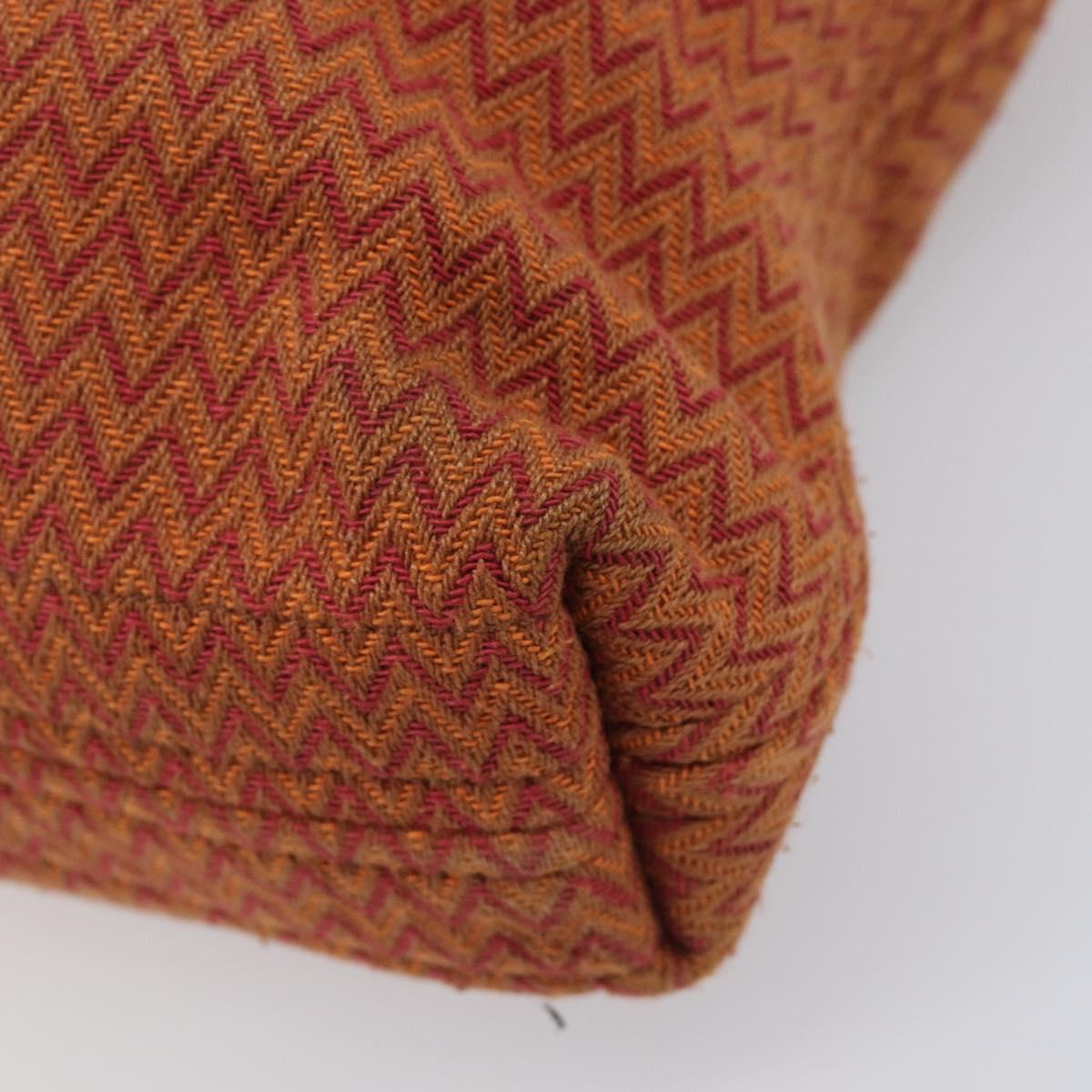 HERMES Sac Depansage Shoulder Bag Jacquard Orange Auth 203706A