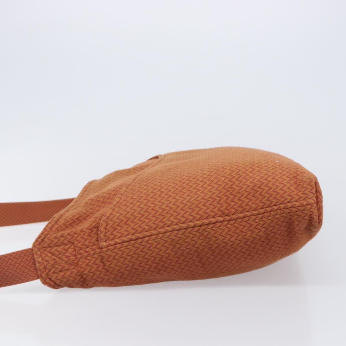 HERMES Sac Depansage Shoulder Bag Jacquard Orange Auth 203706A