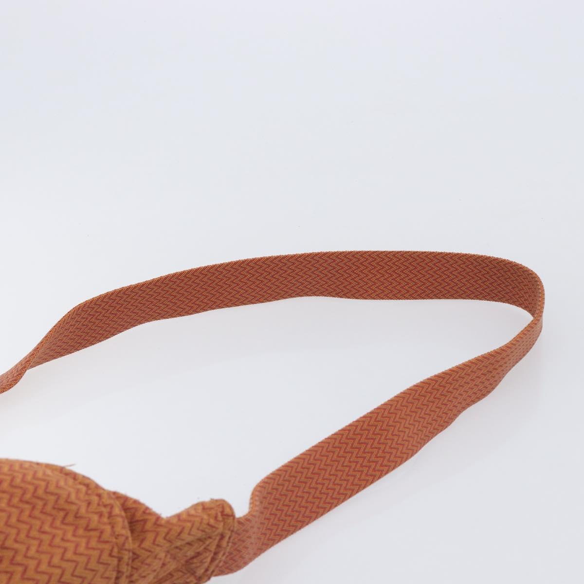 HERMES Sac Depansage Shoulder Bag Jacquard Orange Auth 203706A