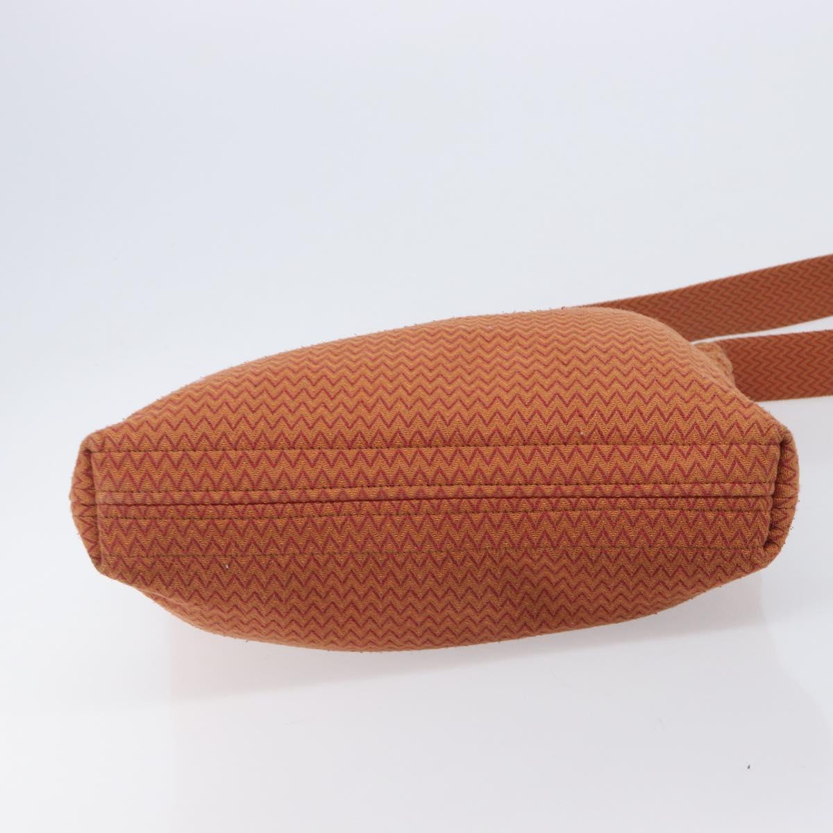 HERMES Sac Depansage Shoulder Bag Jacquard Orange Auth 203706A