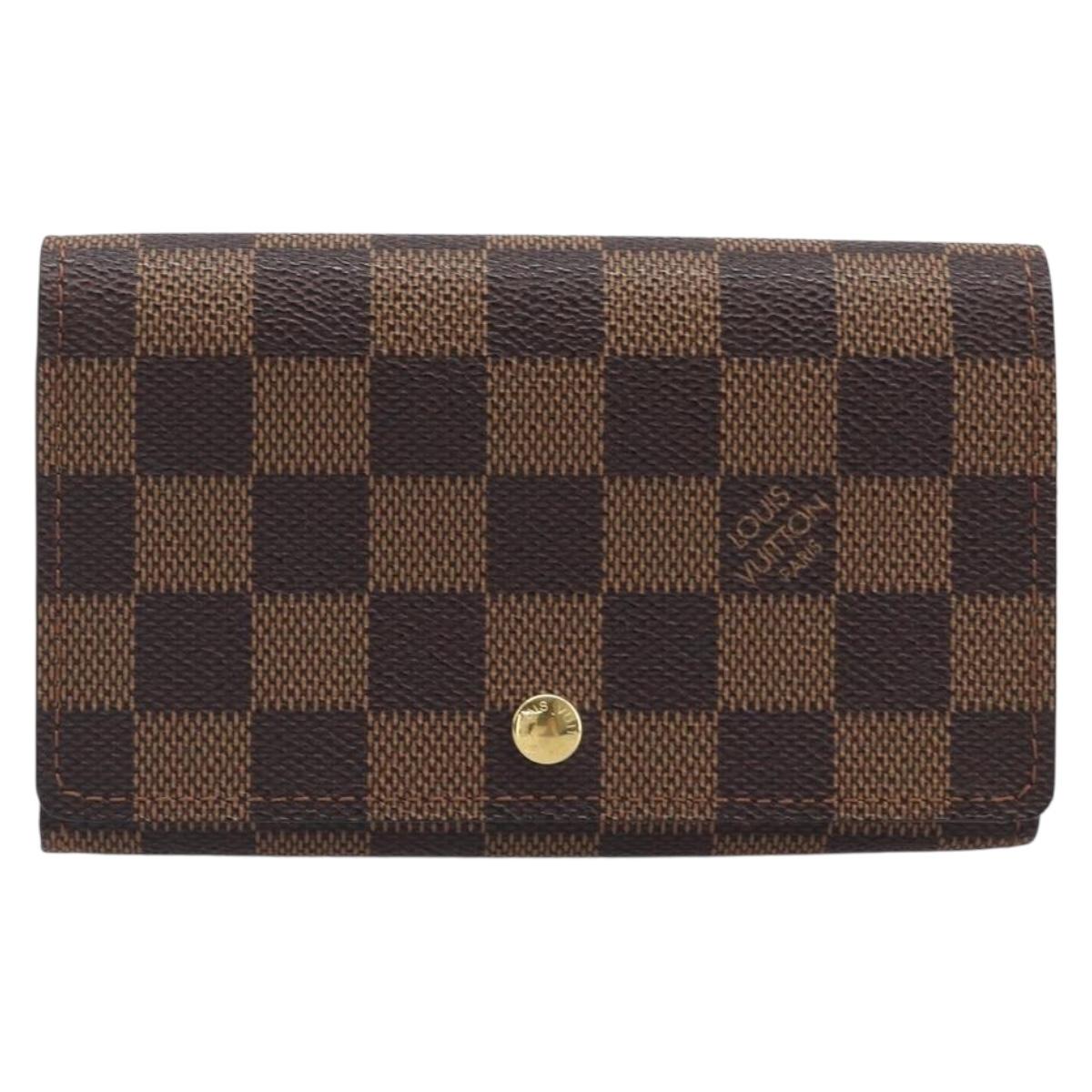 LOUIS VUITTON Porte Monnaie Billets Tresor Wallet N61730 LV Auth 203710V