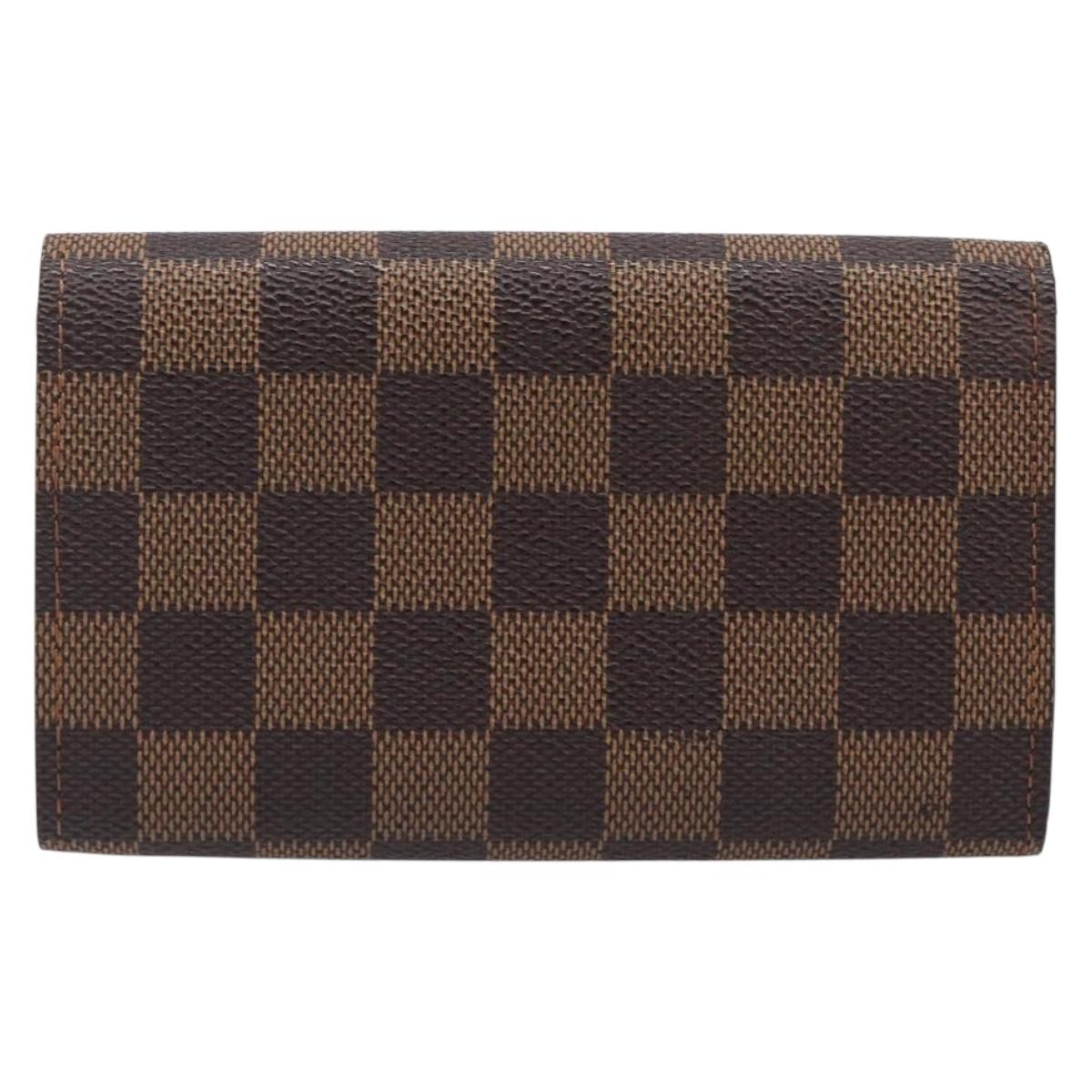 LOUIS VUITTON Porte Monnaie Billets Tresor Wallet N61730 LV Auth 203710V