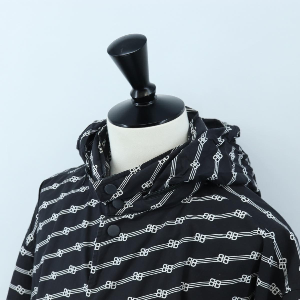 BALENCIAGA Short Sleeve Shirt Cotton 39 Black Auth 203728M