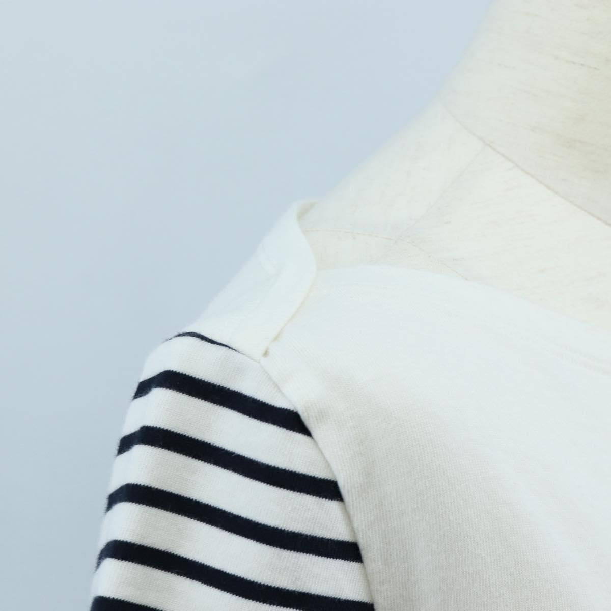 Christian Dior Short Sleeved T Shirt Cotton XS White Auth 203729M