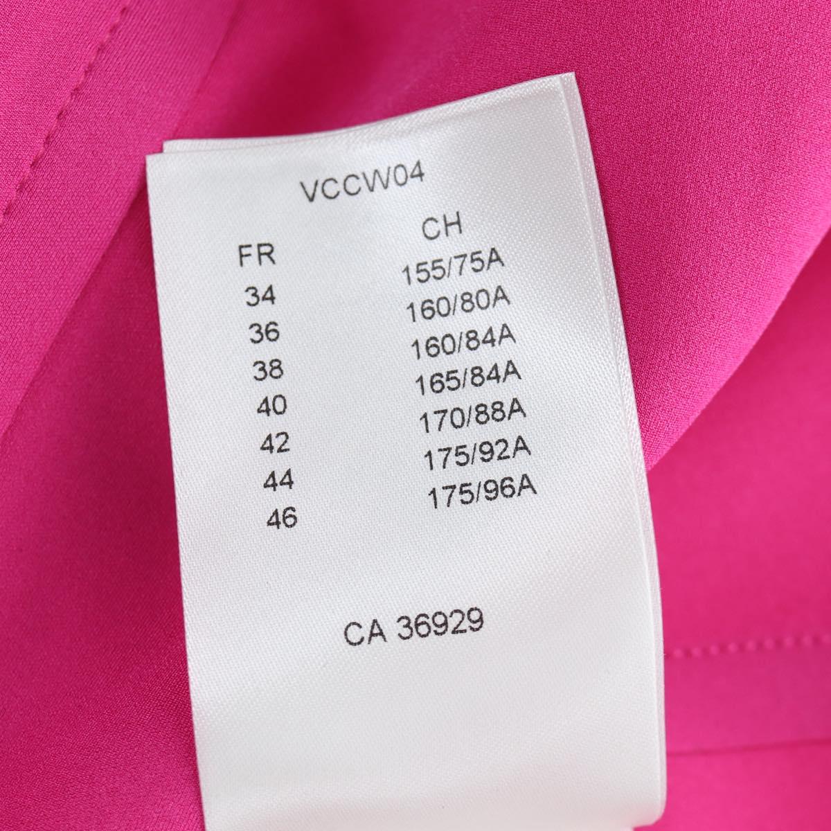 LOUIS VUITTON Tank Dress One Piece Dress Shirt Nylon 38 Pink LV Auth 203730M