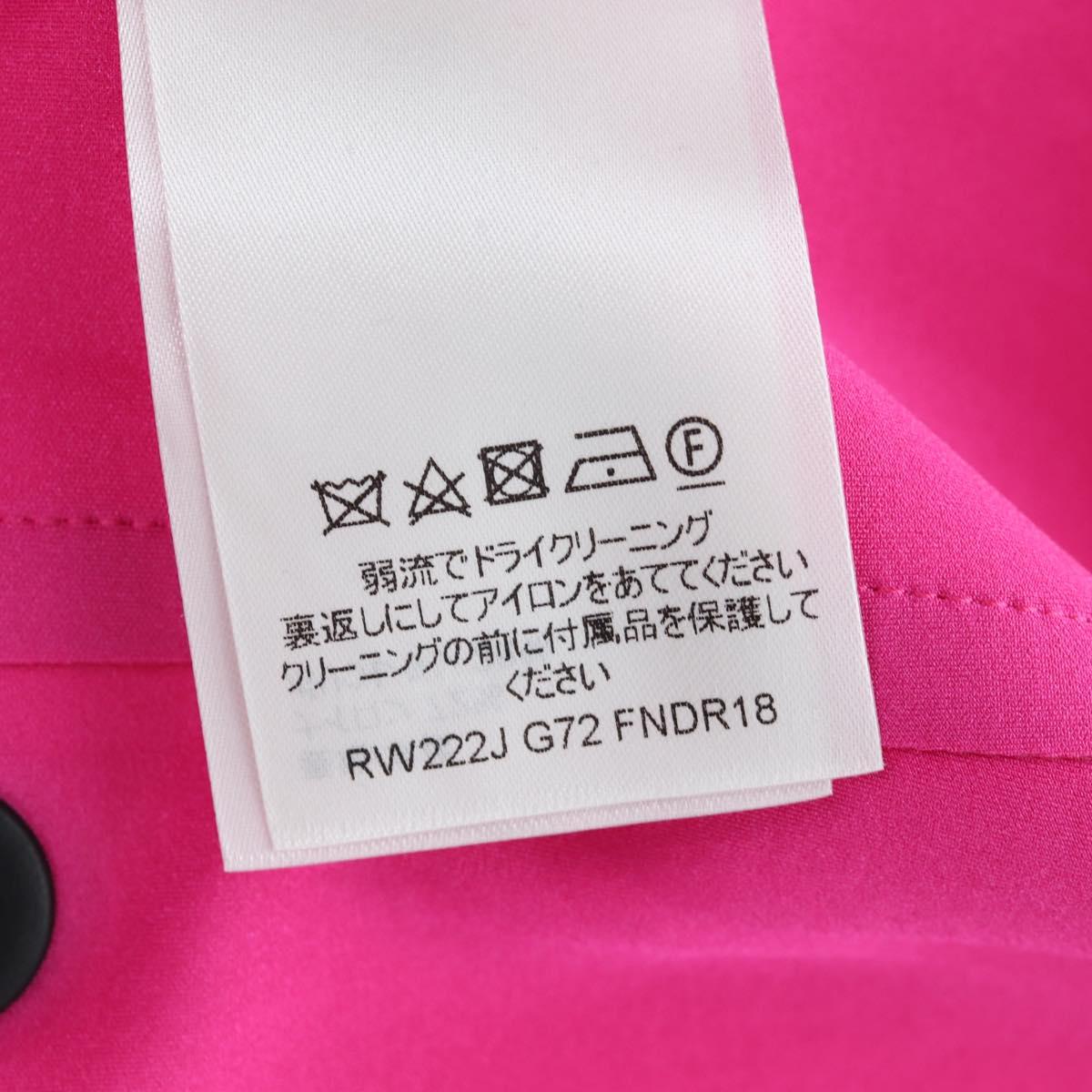 LOUIS VUITTON Tank Dress One Piece Dress Shirt Nylon 38 Pink LV Auth 203730M