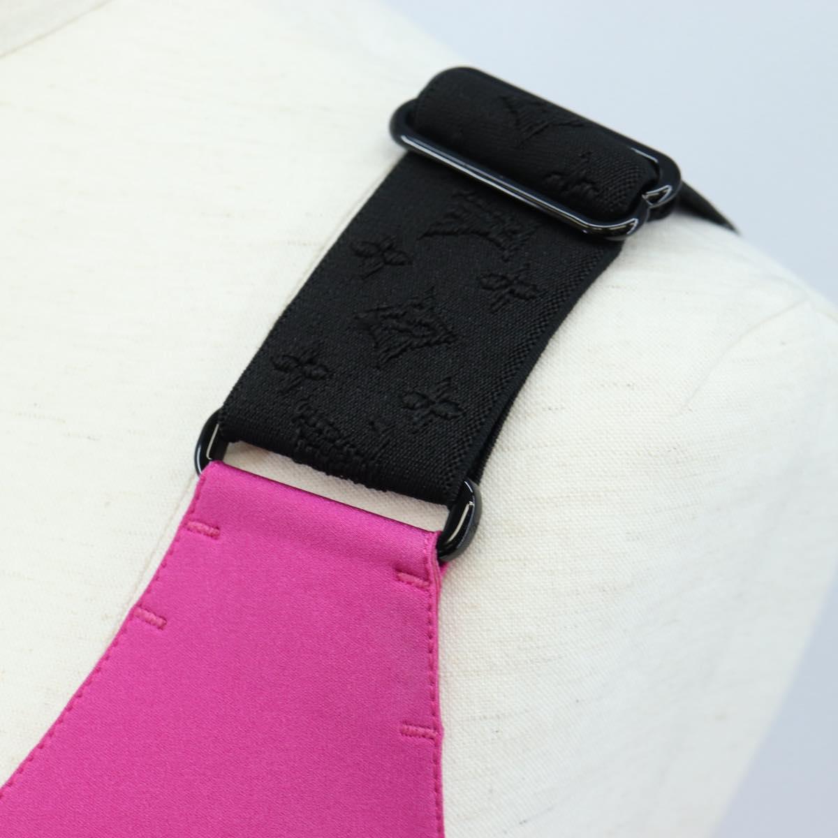LOUIS VUITTON Tank Dress One Piece Dress Shirt Nylon 38 Pink LV Auth 203730M