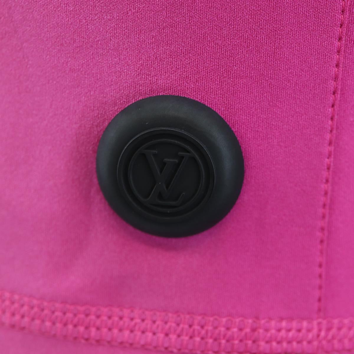LOUIS VUITTON Tank Dress One Piece Dress Shirt Nylon 38 Pink LV Auth 203730M