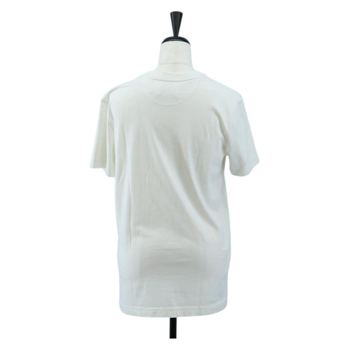Coach Signature Short-sleeved T-shirt Cotton XS White Auth 203737M