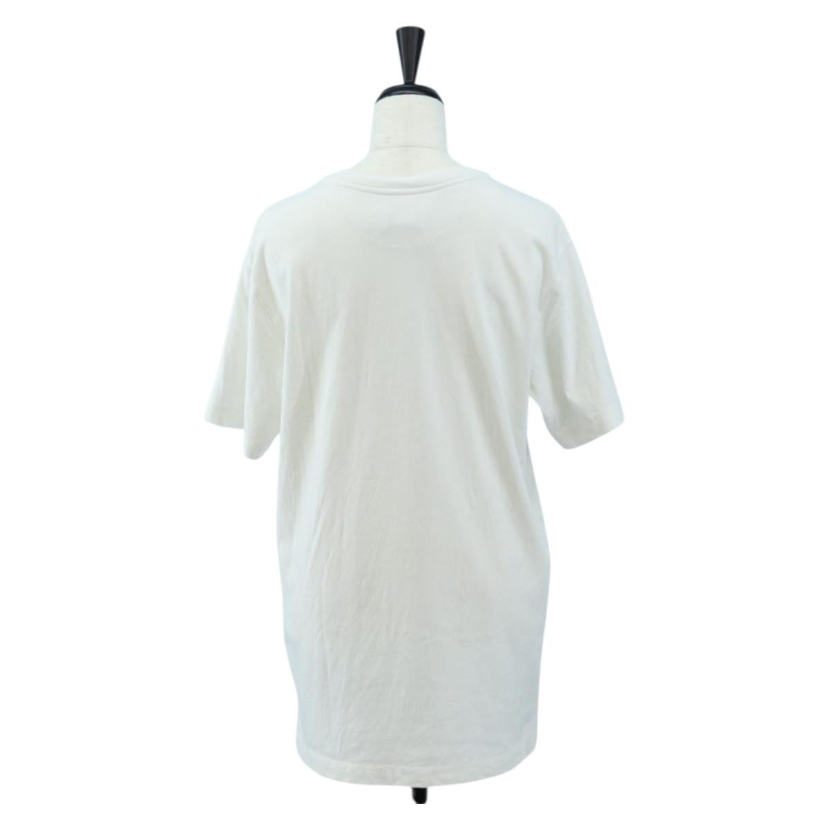 Coach Signature Short-sleeved T-shirt Cotton XS White Auth 203738M