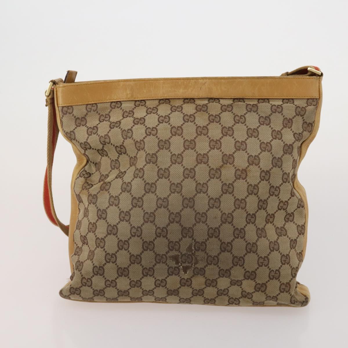 GUCCI GG Canvas GG Supreme GG Imprime Sherry Line Bag PVC 3 Set Auth 203739