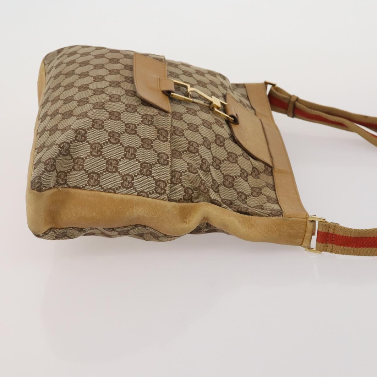 GUCCI GG Canvas GG Supreme GG Imprime Sherry Line Bag PVC 3 Set Auth 203739