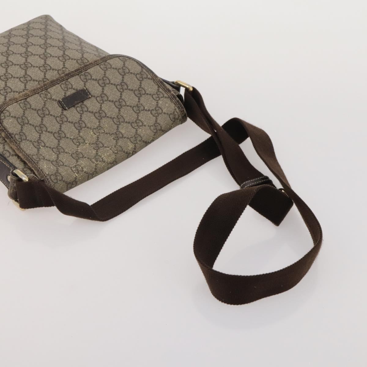 GUCCI GG Canvas GG Supreme GG Imprime Sherry Line Bag PVC 3 Set Auth 203739