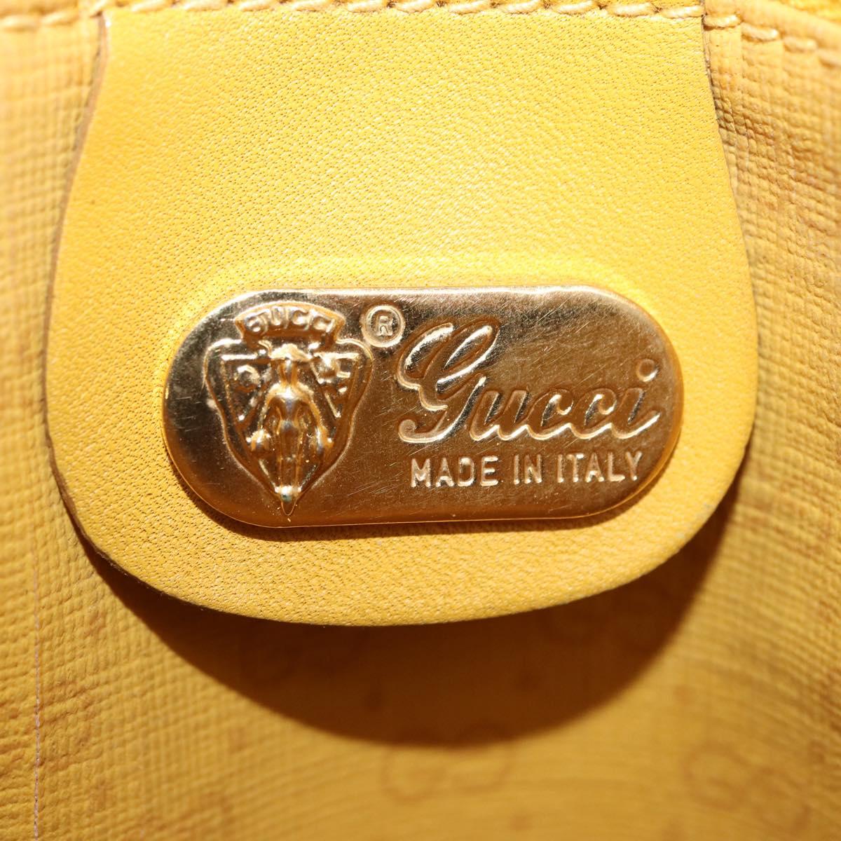 GUCCI Clutch Bag Canvas Beige Gold 004 92 0142 Auth 203771