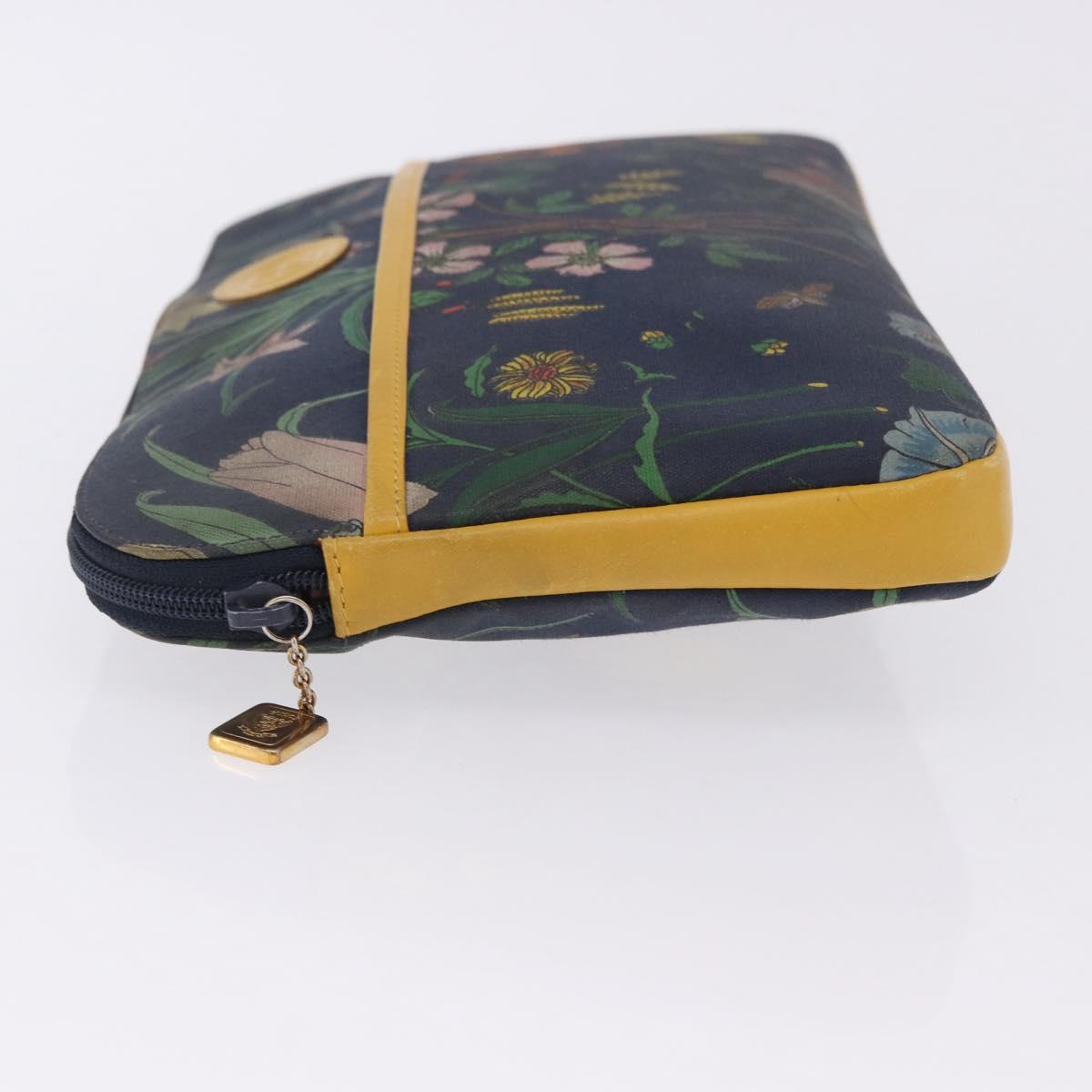 GUCCI Clutch Bag Canvas Beige Gold 004 92 0142 Auth 203771