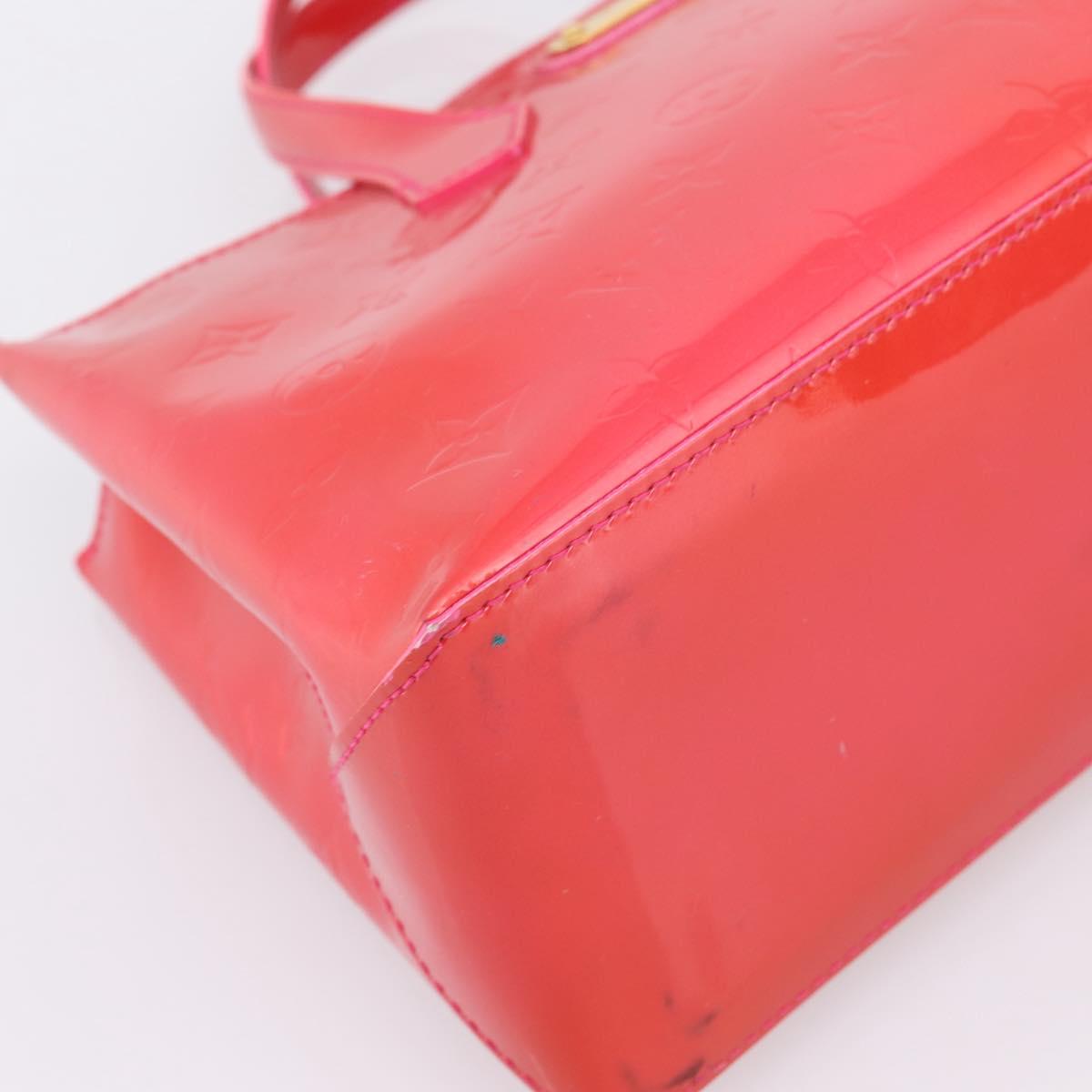 LOUIS VUITTON Monogram Vernis Wilshire PM Bag Rose Pop M93643 LV Auth 203774A